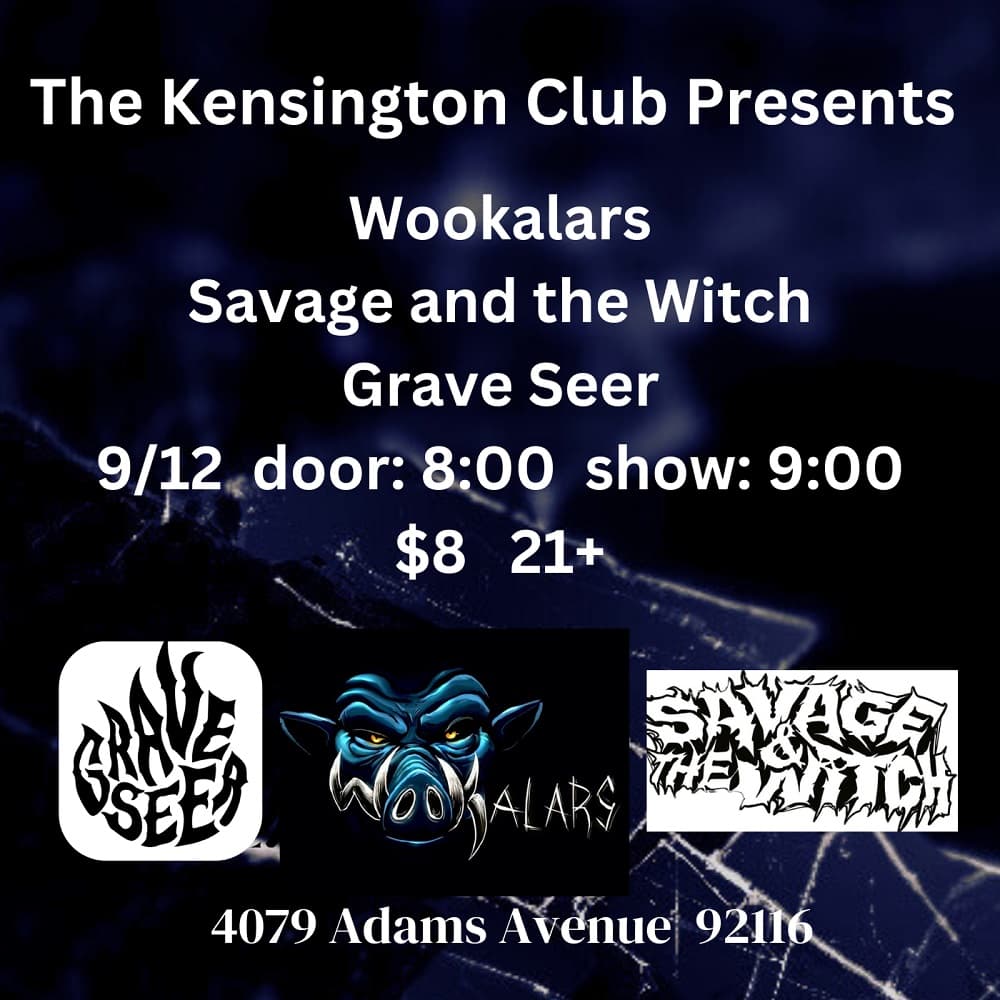 graveseer at kensington club san diego 12 sep 2024